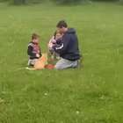 boy saves cat from giant missile
