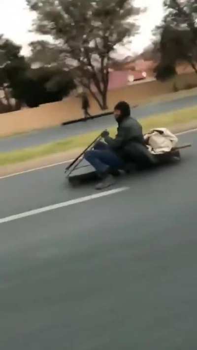 Sleigh ride according to South Africa