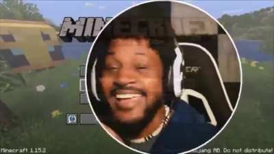 CoryxKenshin screaming at Minecraft music