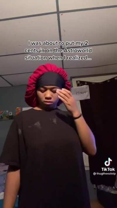 The moment she realized