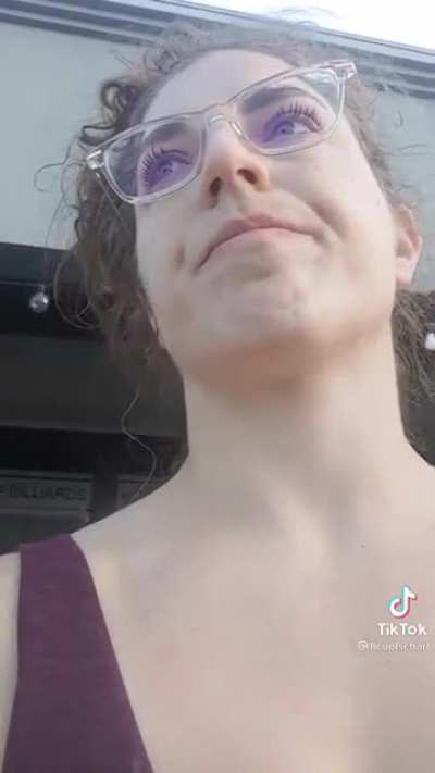 Drunk man follows a woman around and warn her that 