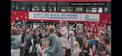 Media caught lying about London mega-rally
