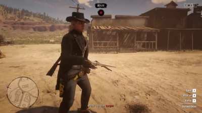 These gun spinning tricks are getting out of hand (amusing animation glitch)