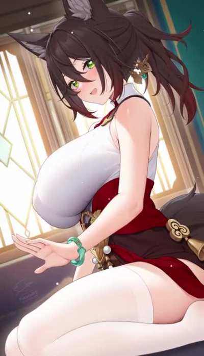 I NEED tingyun's mommy milkers in my face