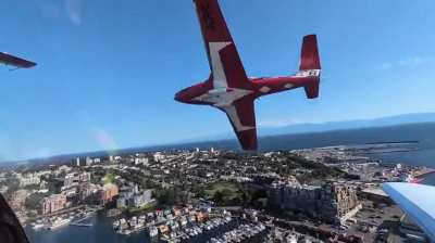Snowbirds over Victoria today