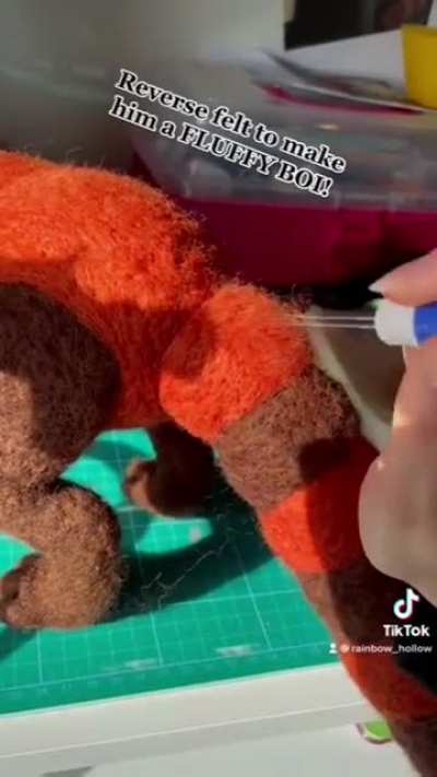Life size creation of animal character (Pabu)