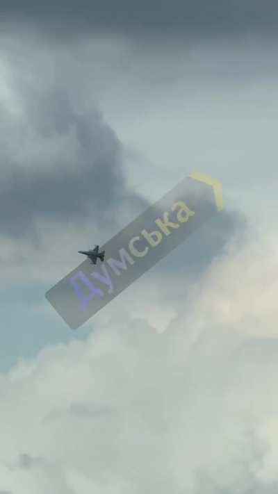 Reported as an F-16 flight over Odesa