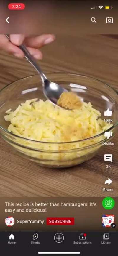 “Combine the bread with the minced beef”