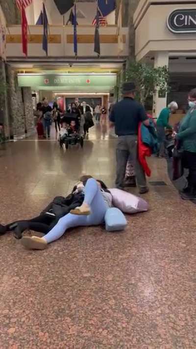 Airport Reunion Fail
