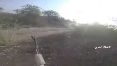 Houth<wbr>i/Ans<wbr>arall<wbr>ah assault in Jabal Doud in Jizan Province against Saudi Coalition troops.