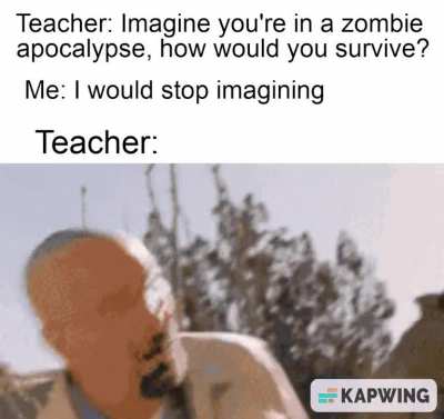 It's the only way