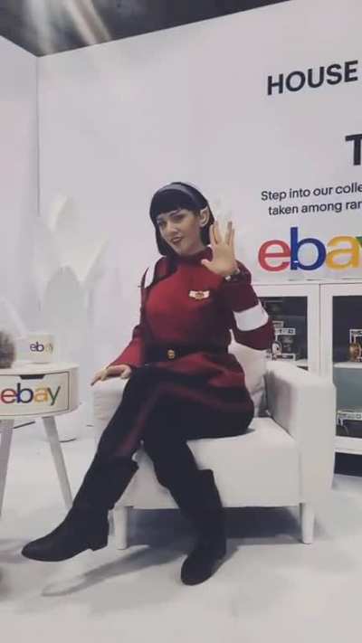 We did our Star Trek Day at comicon this year and it was so much fun! (I'm Kim Cattrals Valeris)