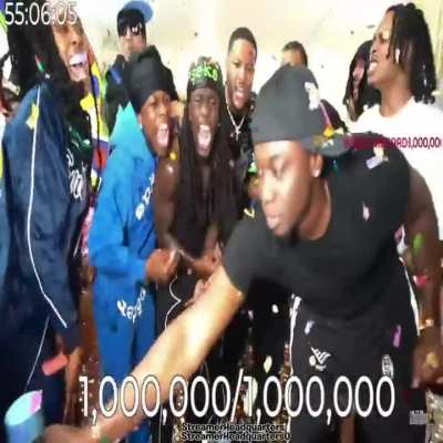 @KaiCenat HITS & Surpasses 1 MILLION SUBSCRIBERS On TWITCH