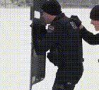 Police engage in a shootout with a local youth gang