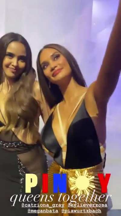 Catriona Gray, Kylie Verzosa, Megan Young & Pia Wurtzbach