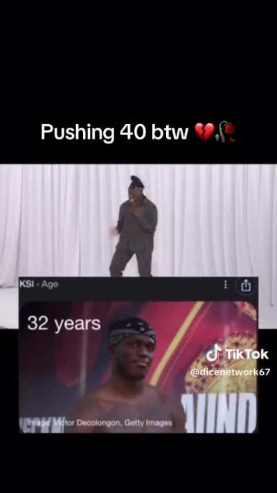 Pushing 40 btw 🥀