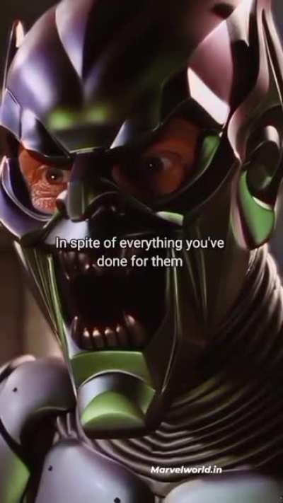 Green Goblin was right....