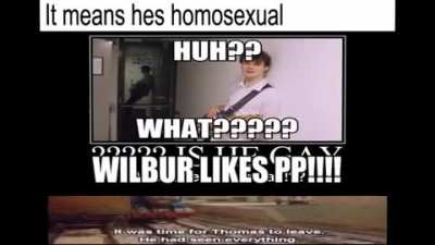 Is he being unironically gay 😳😳