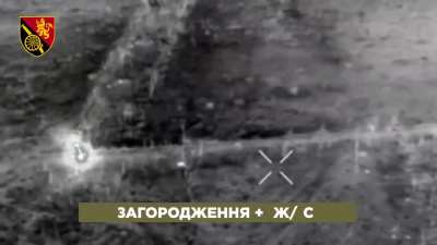 Russian BMP with 21-22 Infanty packed inside it. Video from 45th Artillery brigade, April 2024