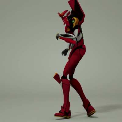 Possibly you have never seen an Evangelion Dancing.