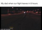 Always insists on leaving an eon early