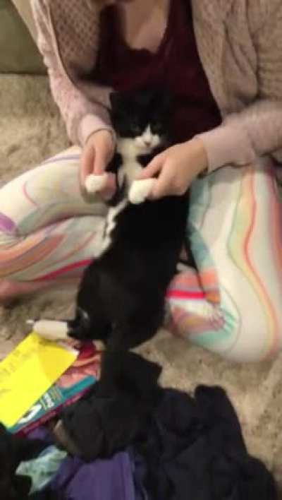 Teaching her to dance