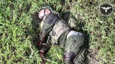 Russian soldier is hit by an FPV drone equipped with a fragmentation charge. Video from the Strike Drones Company (47 OMBr).