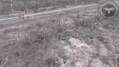 Nice try to hide, but Ukrainian 47 brigade eliminates Russian soldiers