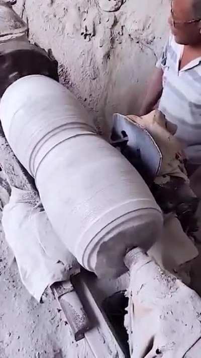 The lost art of making stone furniture