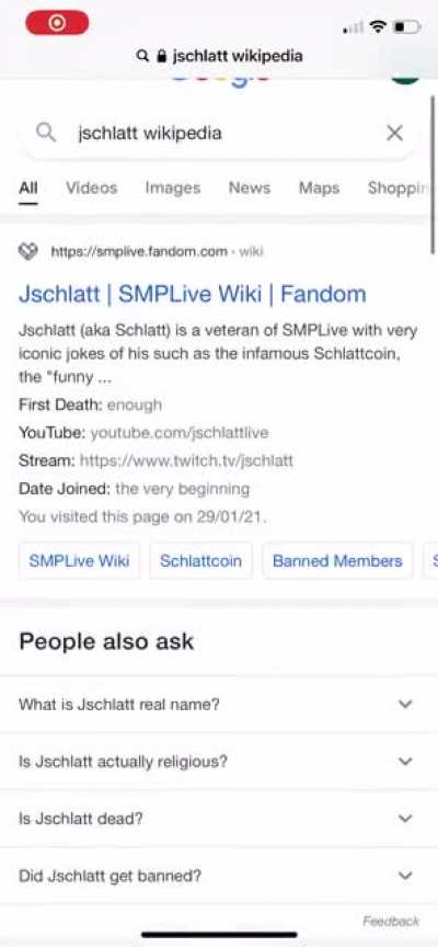 The second result when you look up “jschlatt wikipedia”