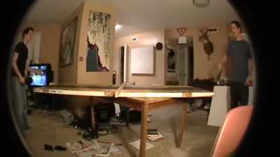 When you accidentally create the Mario Bros theme playing ping-pong.
