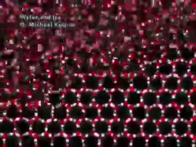 Water turning into ice – Molecular Simulation