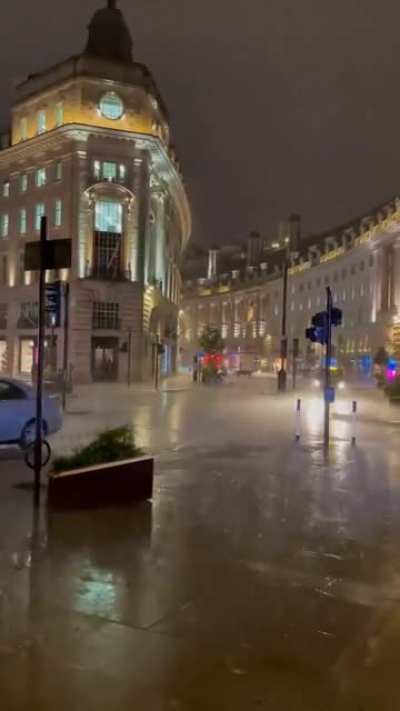 Rainy evening in London