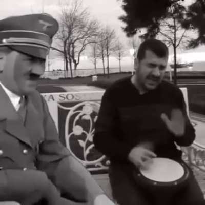 Hitler out here vibing