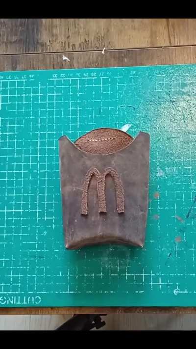 I made a fries holder.