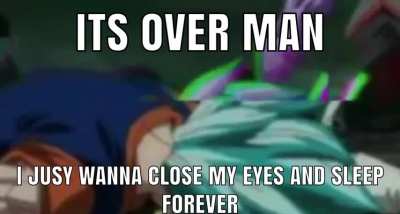 I just wanna sleep…