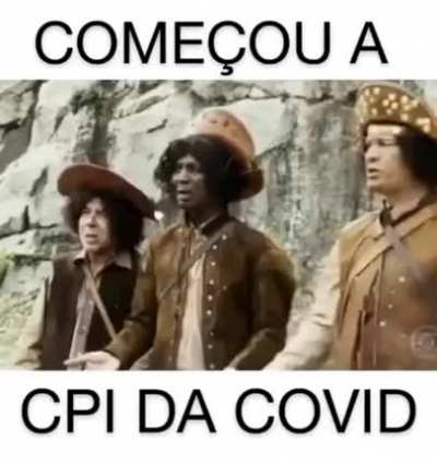 Começou a CPI do covid...