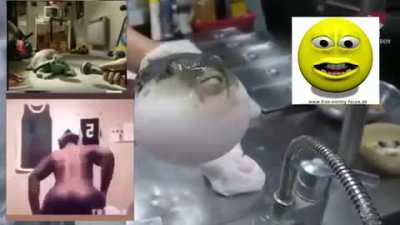 😳😳HOES POSSIBE? ALLAH LET FISH EAT CARROT??? 😳😳😱😱😱😱😱 سلام پسر و یک ذره شده بود و به خ