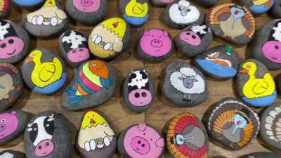 Decided to paint some rocks during quarantine. Now to hide them in the park.