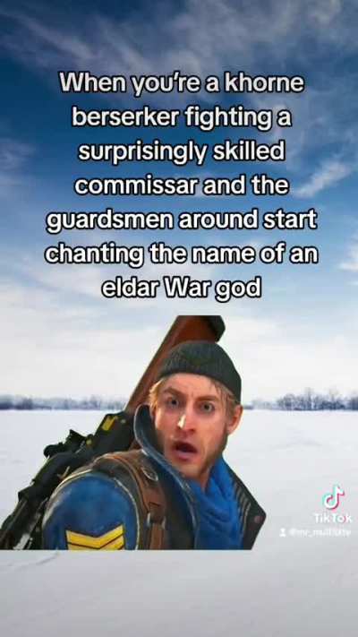 And then he starts to smell it...