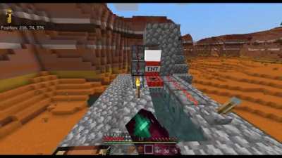 Was mining for gold in my world. Then needed a diaper change