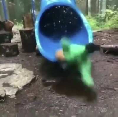 Having fun in the park