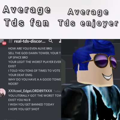 I got lazy and didn't go tds and do this, that explains the discord thing.