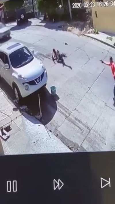 Well, he was successful in not getting shot