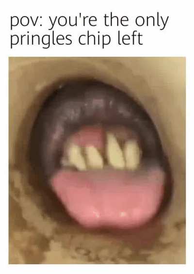 Pringles chips do be good tho