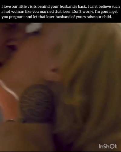 Congrats, your wife is about to get pregnant by a real man. 