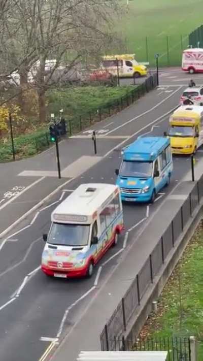 Ice cream man funeral