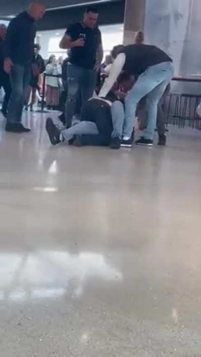 Brawl in Dublin airport