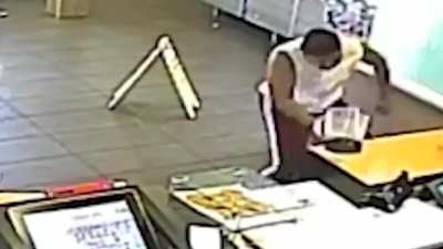 McDonalds manager whips blender at customer for throwing food