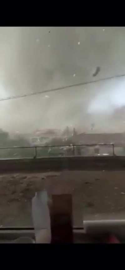 Recorded until the tornado was literally in the room